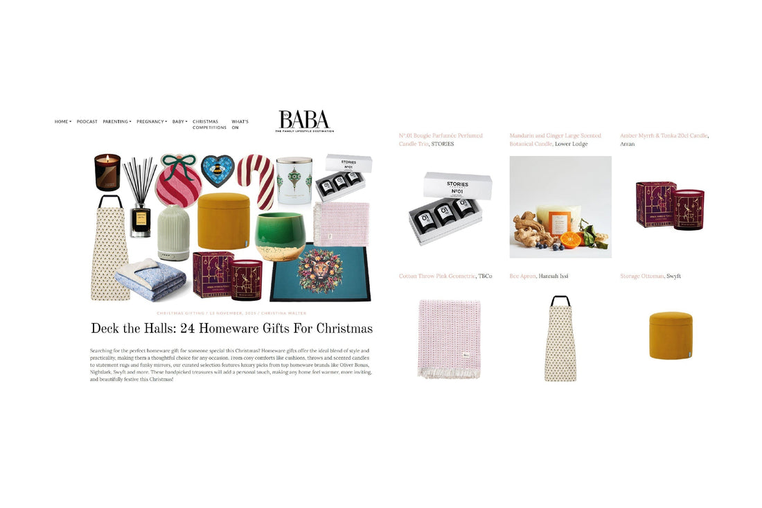 My Baba Online Feature - 24 Homeware Gifts for Christmas