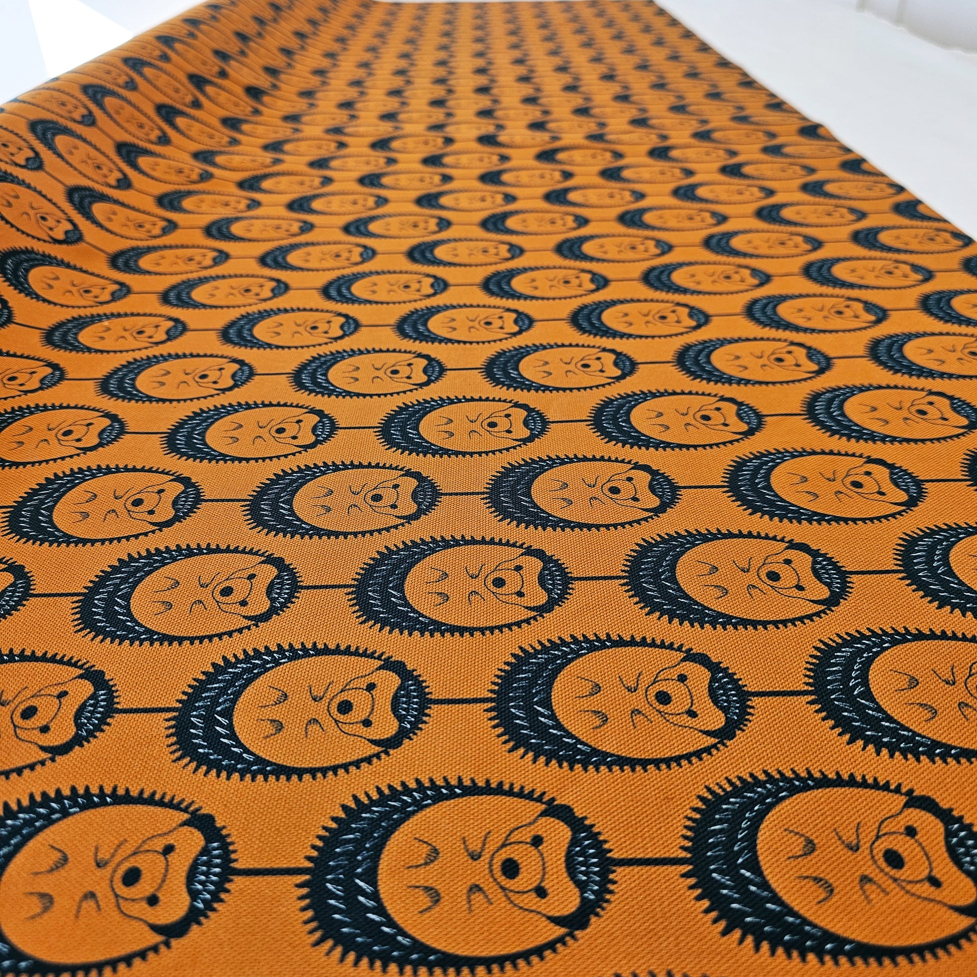 TERRACOTTA HEDGEHOG FABRIC image 1