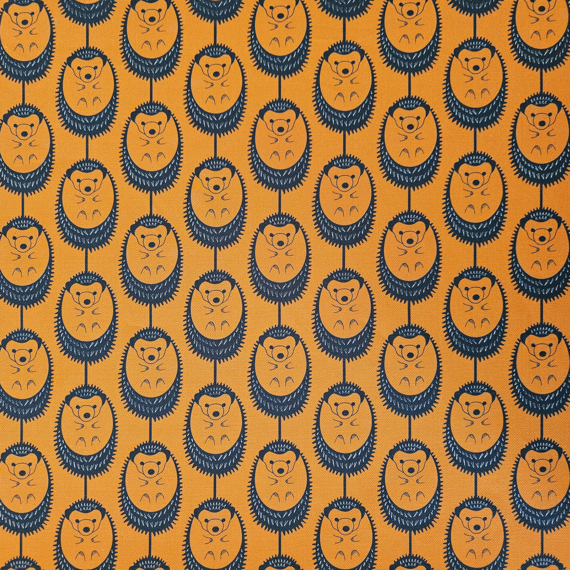 TERRACOTTA HEDGEHOG FABRIC image 0