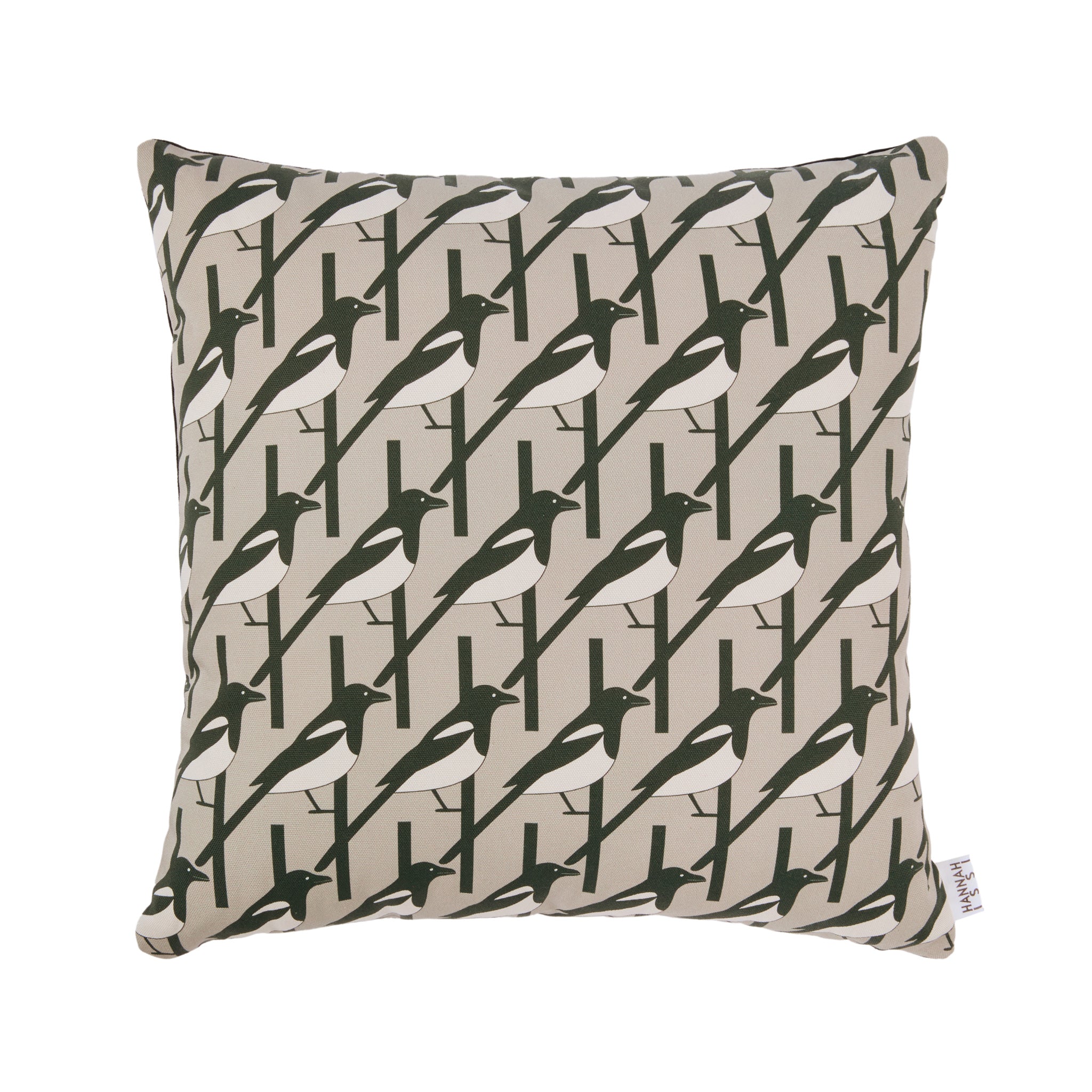 Grey Magpie Cushion
