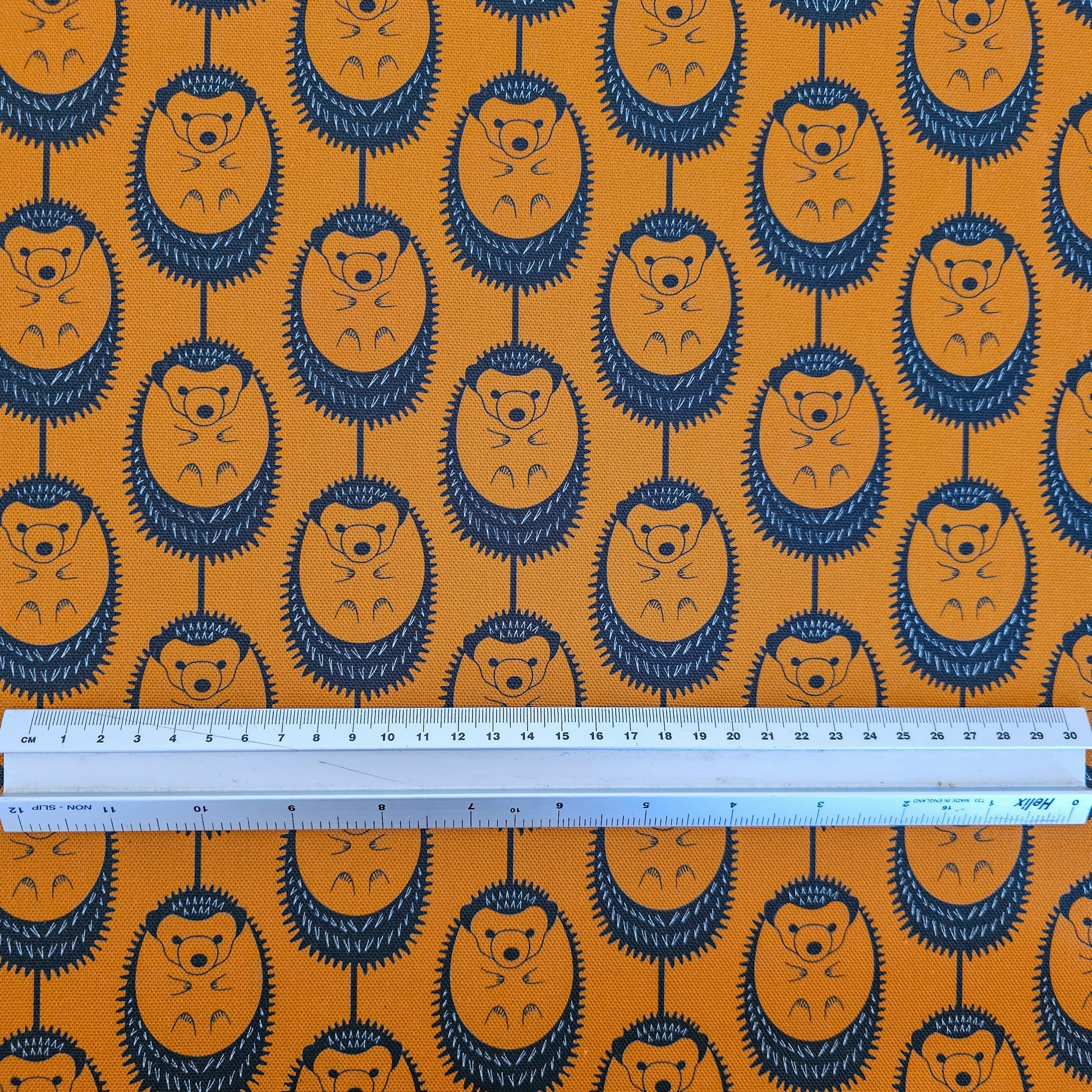 TERRACOTTA HEDGEHOG FABRIC image 2